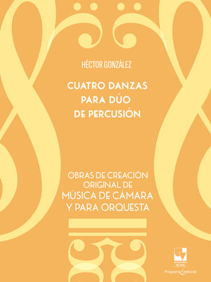 cover image of Cuatro danzas para dúo de percusión